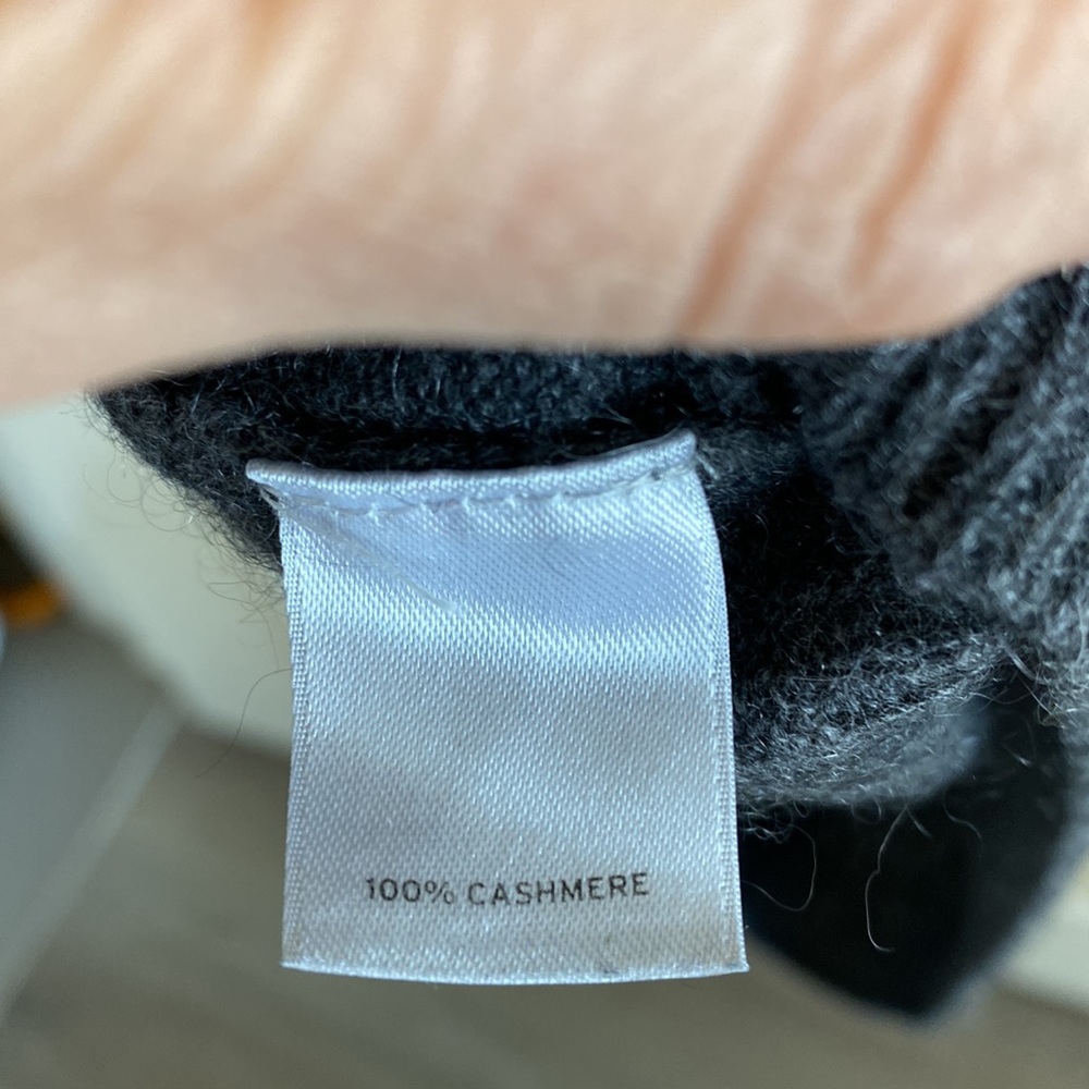 Halogen Gray Cashmere Sweater - image 7